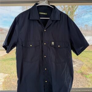 Huckberry x Seager Short Sleeve Button Down Pearl Snap